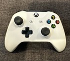 Official Microsoft Xbox One White Black Controller    Works Great    Authentic 