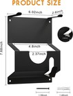 Angle Grinder Holder  Wall Mount Bracket Standard  Black 