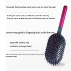 Supersonic Detangling Comb And Paddle Brush Set  black rose 