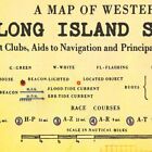Nautical Map Navigation Chart Of Western Long Island Sound New York Circa 1939