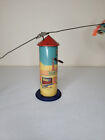 Rare  It Works   video   1940 s Nomura Tn Japan Windup Airplane Tower Toy