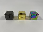 Fidget Spinner Cube Edc Toy Metallic Cube Stress Anxiety Relief For Adult