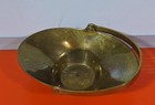 Vintage Solid Brass Basket Trinket Dish