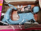 2003  barbie Motor Scooter vespa Blue Mattel  New And Factory Sealed Nos Read