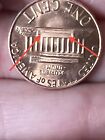       1983 Lincoln Memorial Penny Au- Impression Of Lincoln On Reverse  Error