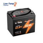 Litime 12v 20ah 800cca Lithium Starting Battery For Outboard Motor Lawn Mower