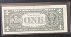 Rare Double Error Miscut Us Paper Money Star Note With Ink Filled In Star Wow 