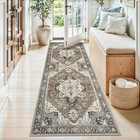 Washable Kitchen Runner Rug 2x6 - Hallway Rugs Low Pile Entryway Carpet Vintage 