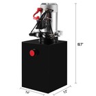 8 Quart Double Acting Hydraulic Pump Dump Trailer 12v Dc Unit Pack Power Unit