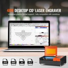 40w Co2 Laser Engraver 8 x12  Laser Engraving Machine Led Monitor Display