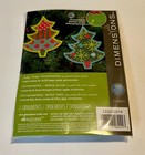 Set Of 2 Dimensions Christmas Felt Ornament Stitch Kit - New