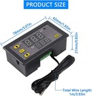 2pcs W3230 Digital Temperature Controller 12v Led Thermostat -50 120  c