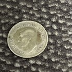 1941 Silver Canadian Dime - 10 Cent Circulated Coin King George Vi Circulated