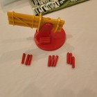 1950 s Marx Tin Litho Tom Corbett Space Academy Playset   7010 Atomic Box Instr