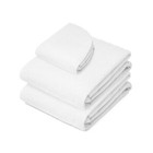 Flannel Massage Table Sheet Set 100  Soft Cotton Facial Bed Cover 3-piece White
