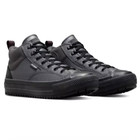 Converse Malden Street Boot Mid Leather Dark Gray Matter Black Waterproof Men  s