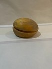 Unique Single Piece Rounded Indent Cloche Style Millinery Wood Hat Block Antique
