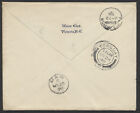 1898 Union Club Victoria Bc Cover To Par England Redirect To Torquay  70 5c Leaf