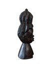 Vintage Malawi African Tribal Hand Carved Sculpture Ebony Wood Bust Statue 10   