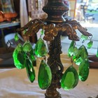 2 Vintage Ornate Hollywood Regency Style Candle Holders 