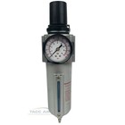 3 4  Compressed Air In Line Compressor Filter   Regulator Combo Piggyback System