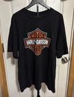 Harley Davidson Classic Bar And Shield Logo With Hollywood Back Graphic Size Xl