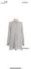 Women s Pattern Blouse Tunic Top With Button Up Sleeve