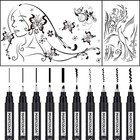 Calligraphy Pens Set 10 Size Brush Pens For Writing Art Hand Lettering Tools
