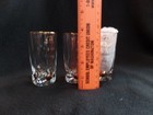 3 Vintage Shot Glasses Lednicke Rovne Slovakia Shipmasters  Gentleman  Ladies