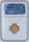 1874-st Sweden 10 Kronor Gold Ngc Ms64