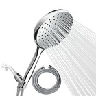  Luxury Rainfall 1 - Luxury Polished Chrome - Full Set 1 Function - Full Set