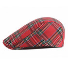 Men s Women s Plaid Newsboy Hat Flat Thin Ivy Cap Cabbie Gatsby Driving Hats