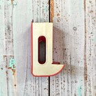 Vintage Tin Matchbox Holder Metal Wall Mount Red Rose Cottagecore