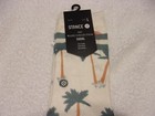 Nwt Stance Kids Casual Socks  L  3-5 5  Dwayne Wade Collection  Crew  Palm Trees