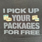 Vintage Y2k Usps United States Postal Service T-shirt Priority Mail Worker Tee