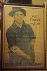 Ww1 Victory Liberty  Loan Poster  Framed With Glass