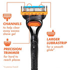 Fusion5 Razor Refills For Men  12ct Cartridges  Lubrication Strip  Precision Tri