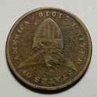 1916 Philippines 1 Centavo Copper Coin Scratched
