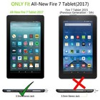 Fire 7 Full Body Cover Case For 2022  2019  2017 Amazon Fire 7  screen Protector