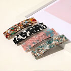 Fashion Metal Acetate Leopard Barrette Hair Pin Clip Geometric Hairpin Hairgrips