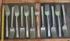      Set Of 12 Vintage 1948 Morning Star     Silverplated  7 3 8  Place      Forks 