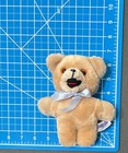 Snuggle Small Teddy Bear Plush Russ Berrie Korea Approx 5 5 X 6 5 Inches Vtg