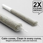 200 Pack White Cones Rolling Paper   King Size   108mm   Pre Rolled Brown