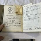 Continuous Discharge Book 1937 Seaman With Certificate Of Service Providence