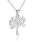 Tree Of Life Chain Necklace 925 Sterling Silver  Family Trees Roots Nature Love