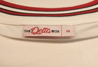 The Delta Box Women s Delta Sigma Theta Ringer T-shirt - White - Medium