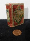 Charming Antique Victorian Velvet Accordion Sewing Needle Case Valentine Book