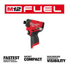 Milwaukee 3453-20xc M12 Fuel 12v Impact Driver W  4 0 Ah Extended Battery