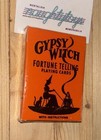 Vtg Sealed Gypsy Witch Fortune Telling Playing Cards With Box   Instructions Nos
