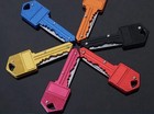 Portable Pocket Knife Key Shape Mini Key Chain Survival